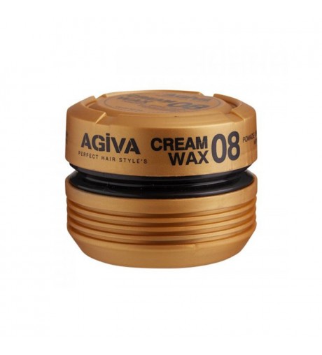 Agiva cream wax 08 pomade/shine finish medium control de 175ml