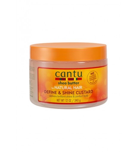 cantu,shea butter for natural hair define& shine custard 340gr